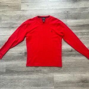 Polo by Ralph Lauren Red Long Sleeve Thermal